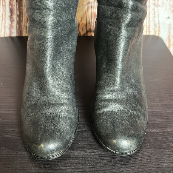 Cole Haan Heeled Leather Knee High Boots Womens Sz 7.5B - Picture 4 of 8